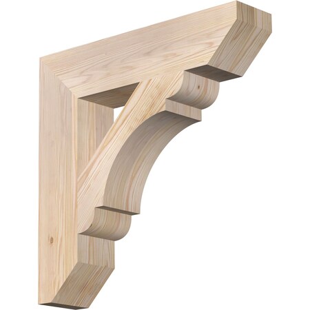 Ekena Millwork Olympic Slat Smooth Bracket, Douglas Fir, 5 1/2"W x 26"D x 26"H BKT06X26X26OLY06SDF